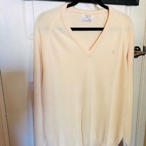 Vintage Christian Dior Xl cream color